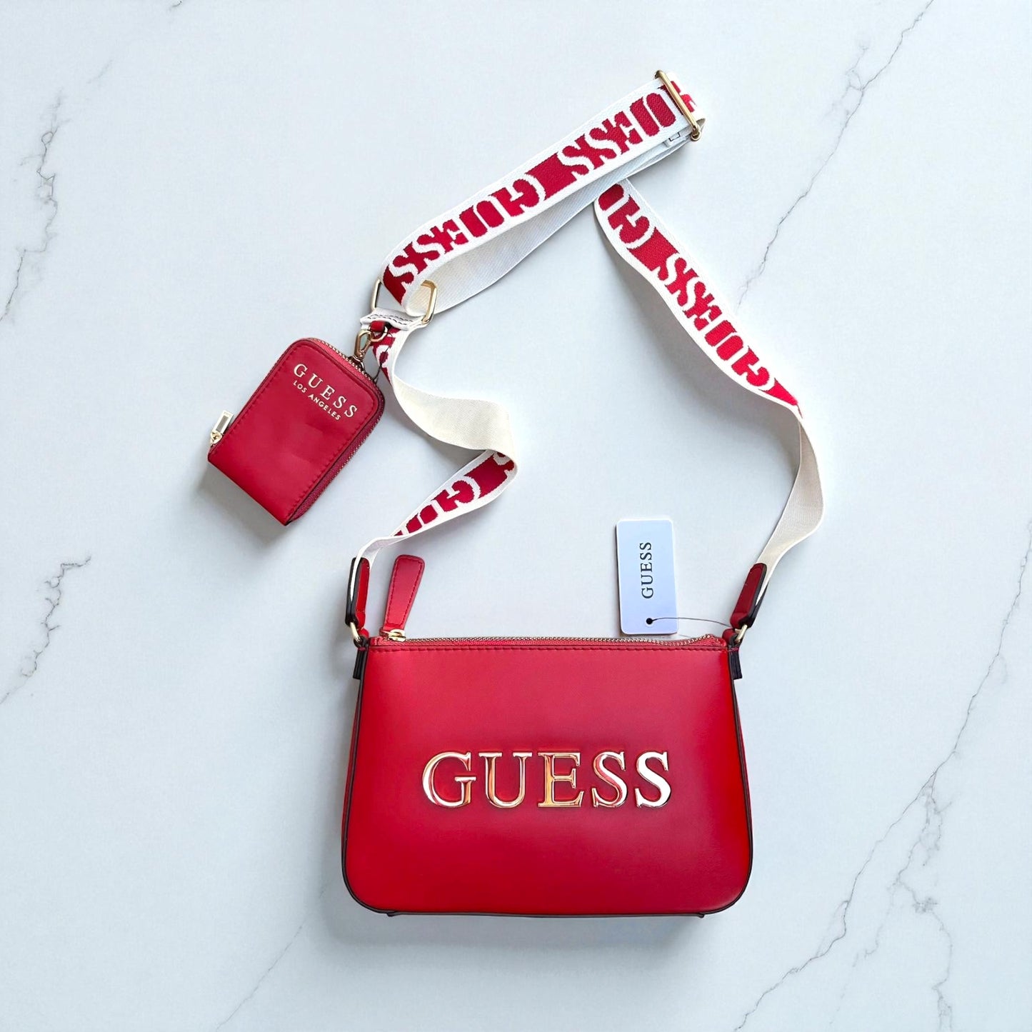 Guess Crossbody Red Logo