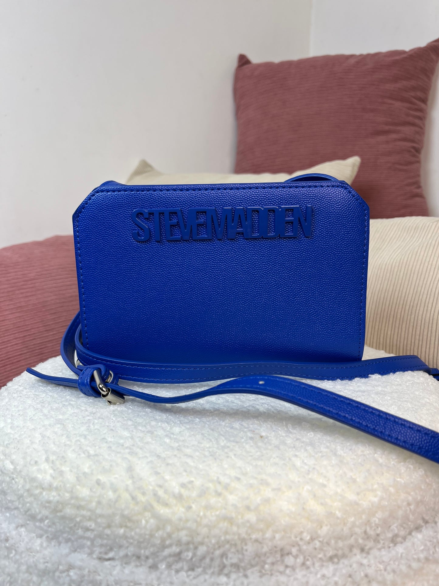 Steve Madden Mini Crossbody y Billetera azul