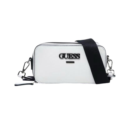 Guess Crossbody Doble ZIP Blanco