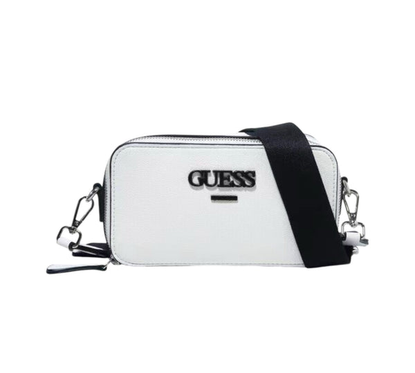 Guess Crossbody Doble ZIP Blanco