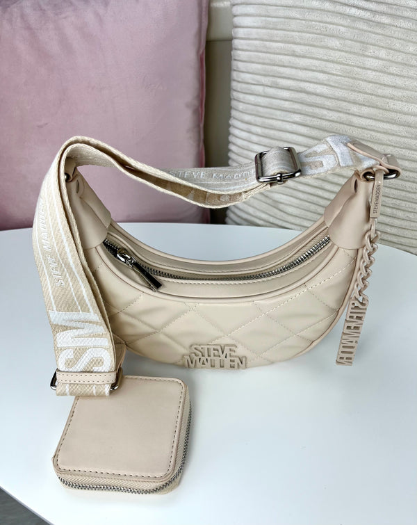 Steve Madden Crossbody Beige Placa
