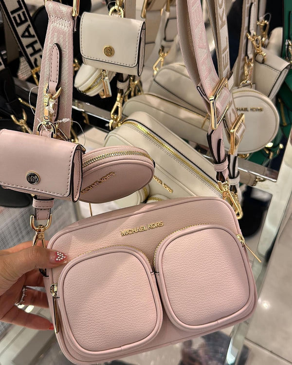 Michael Kors Jet Set Messenger Travel Pink