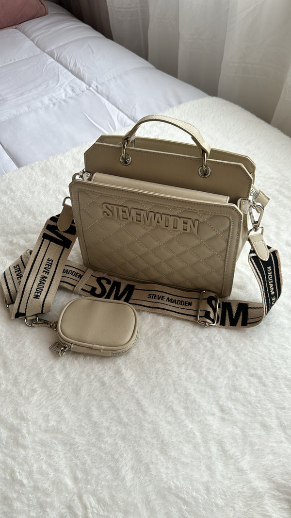 Steve Madden Crossbody Beige relieve