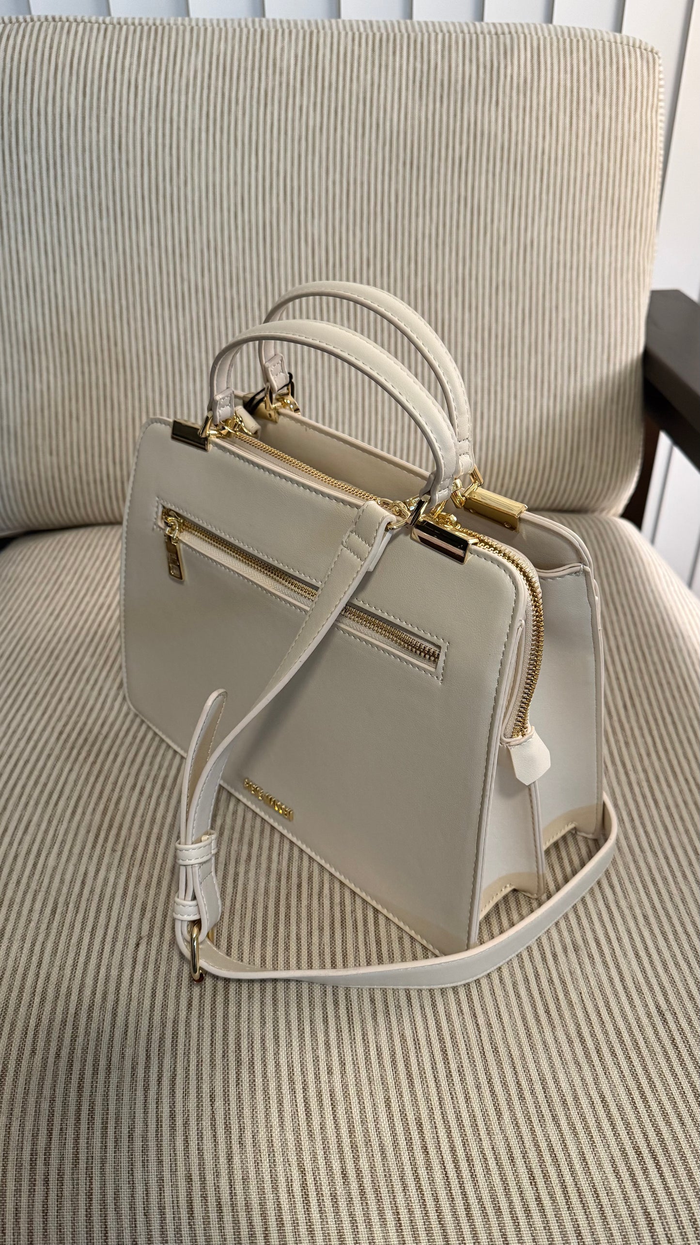 Steve Madden Satchel - Wallet Cream