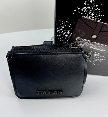 Steve Madden Billetera mini Crossbody Negra