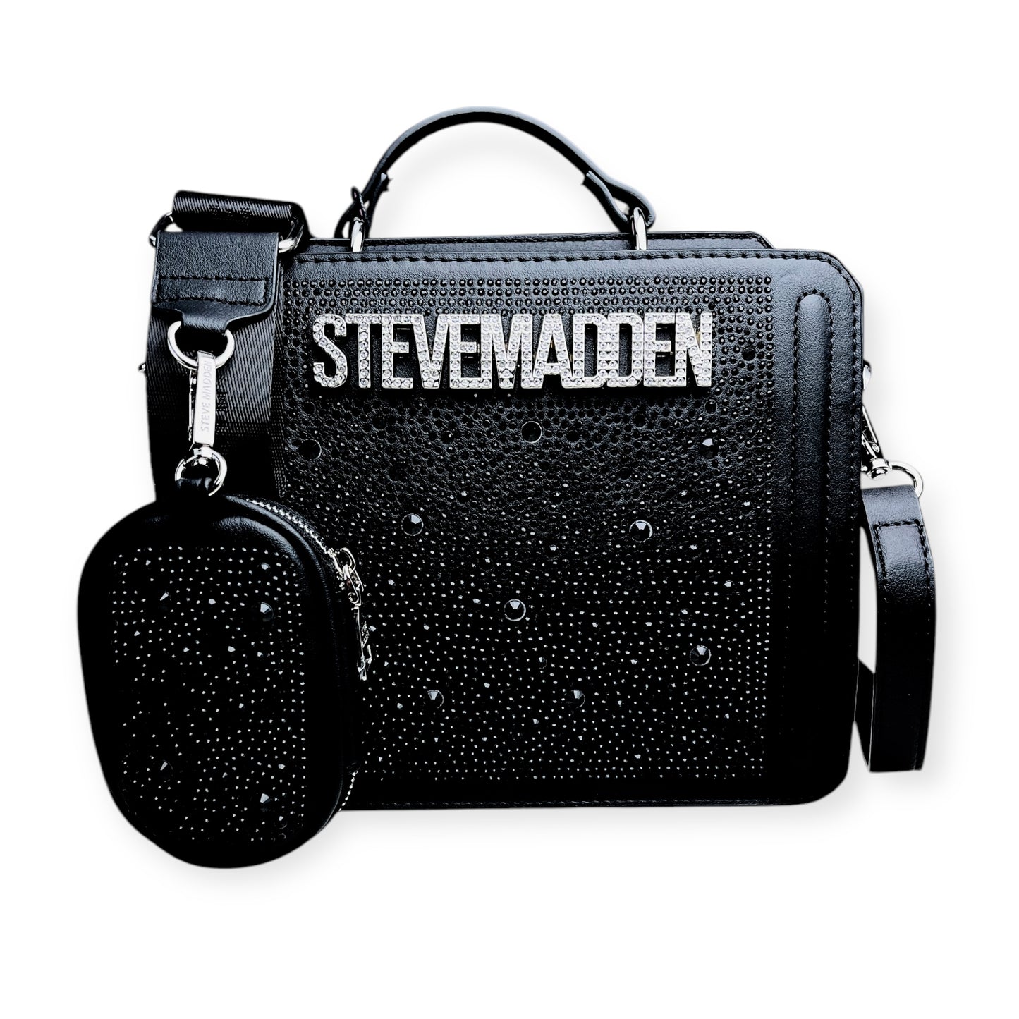Steve Madden Crossbody Negro Glitz