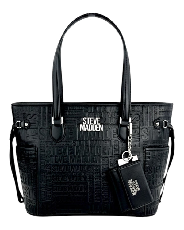 Steve Madden Tote BAG Black logos