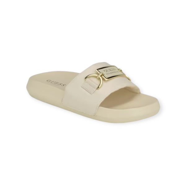 Guess Sandalia Cream Satin