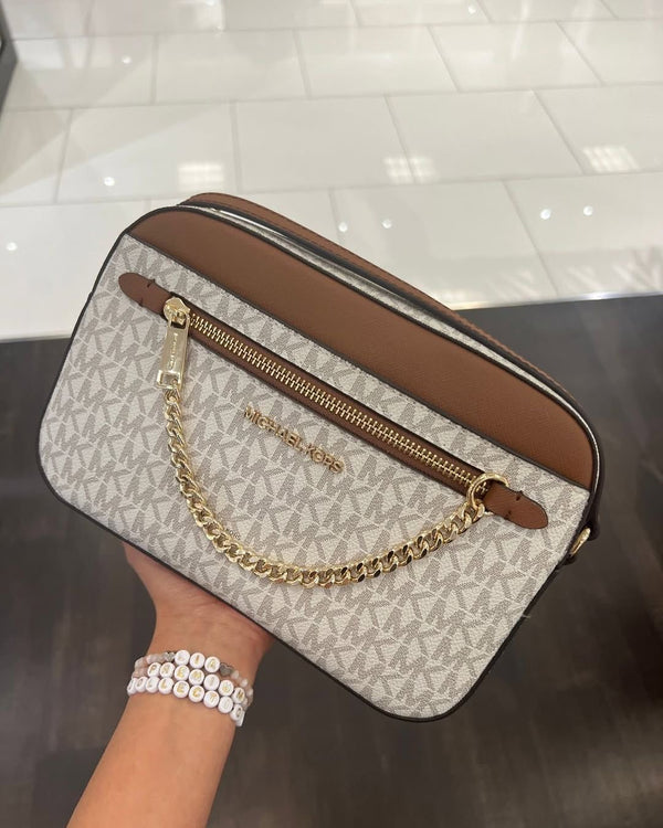 Michael Kors Crossbody Chain Beige