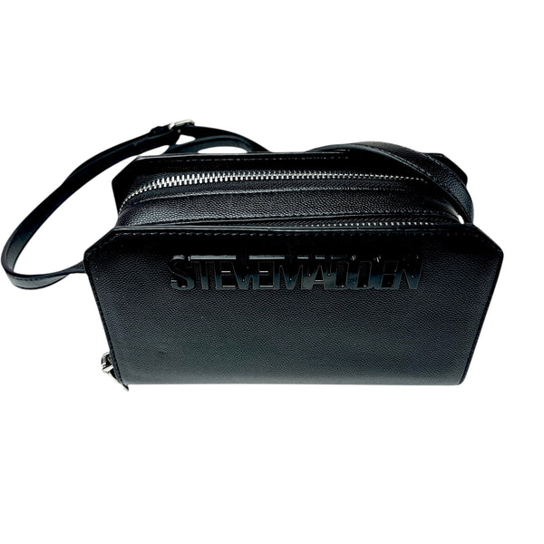 Steve Madden Mini Crossbody y Billetera negra