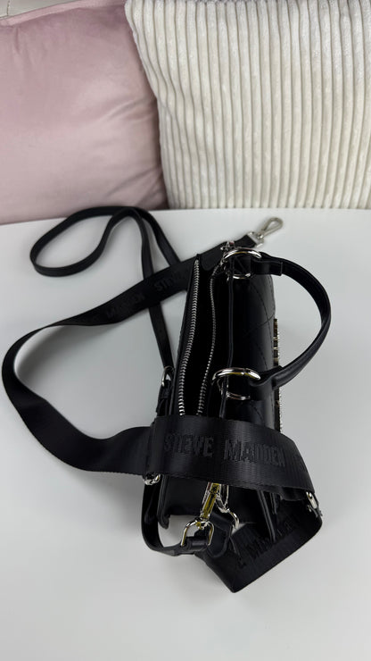 Steve Madden Crossbody Black 2 Strap mini