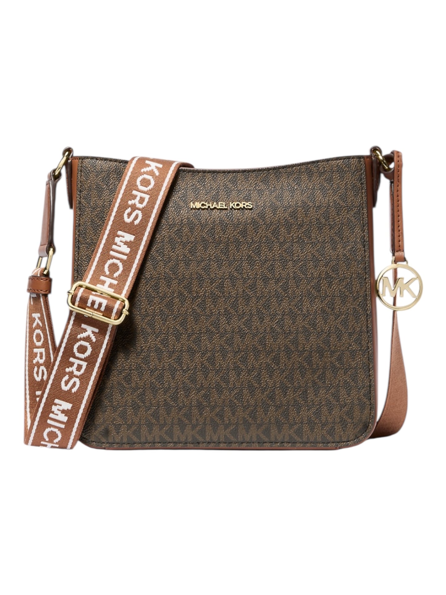 Michael Kors Jet Set Crossbody logo Brown