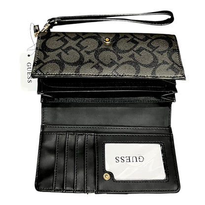 Guess Wallet Lines Black