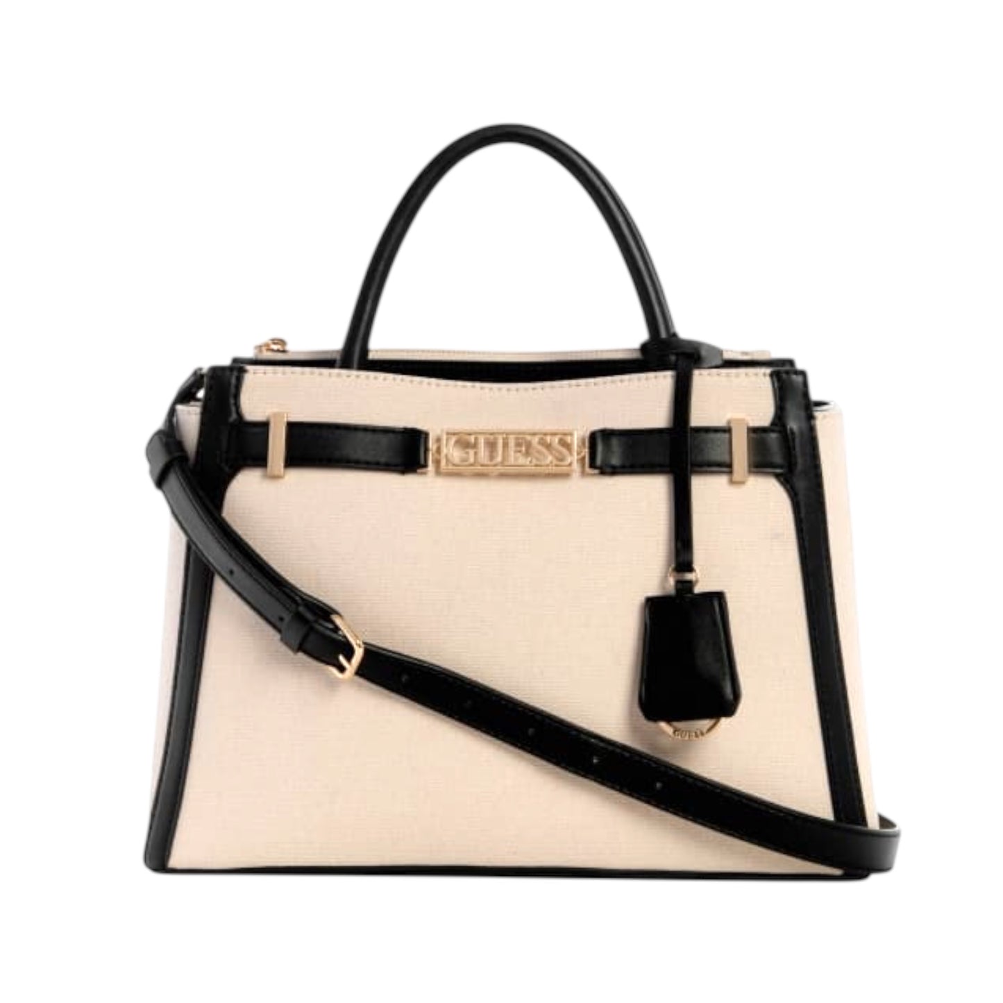 Guess Satchel Beige-Black