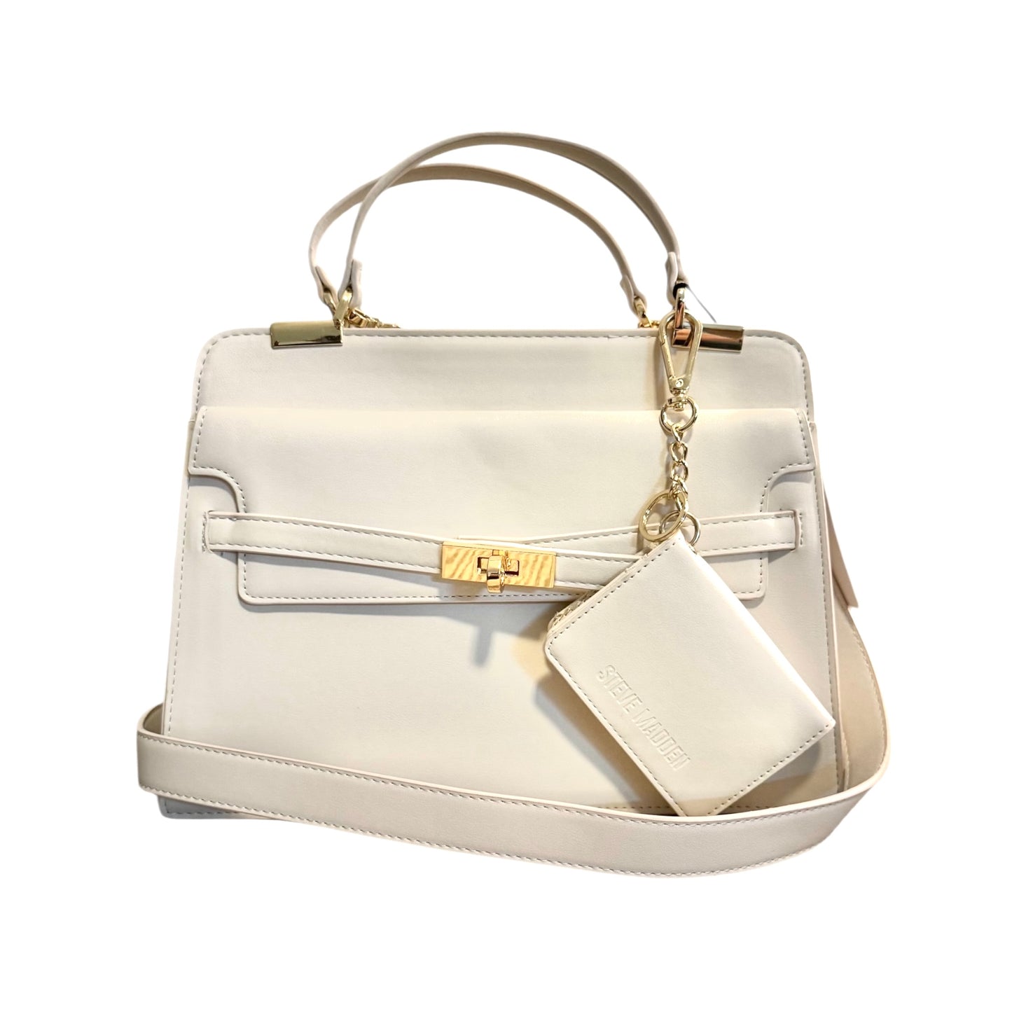 Steve Madden Satchel - Wallet Cream