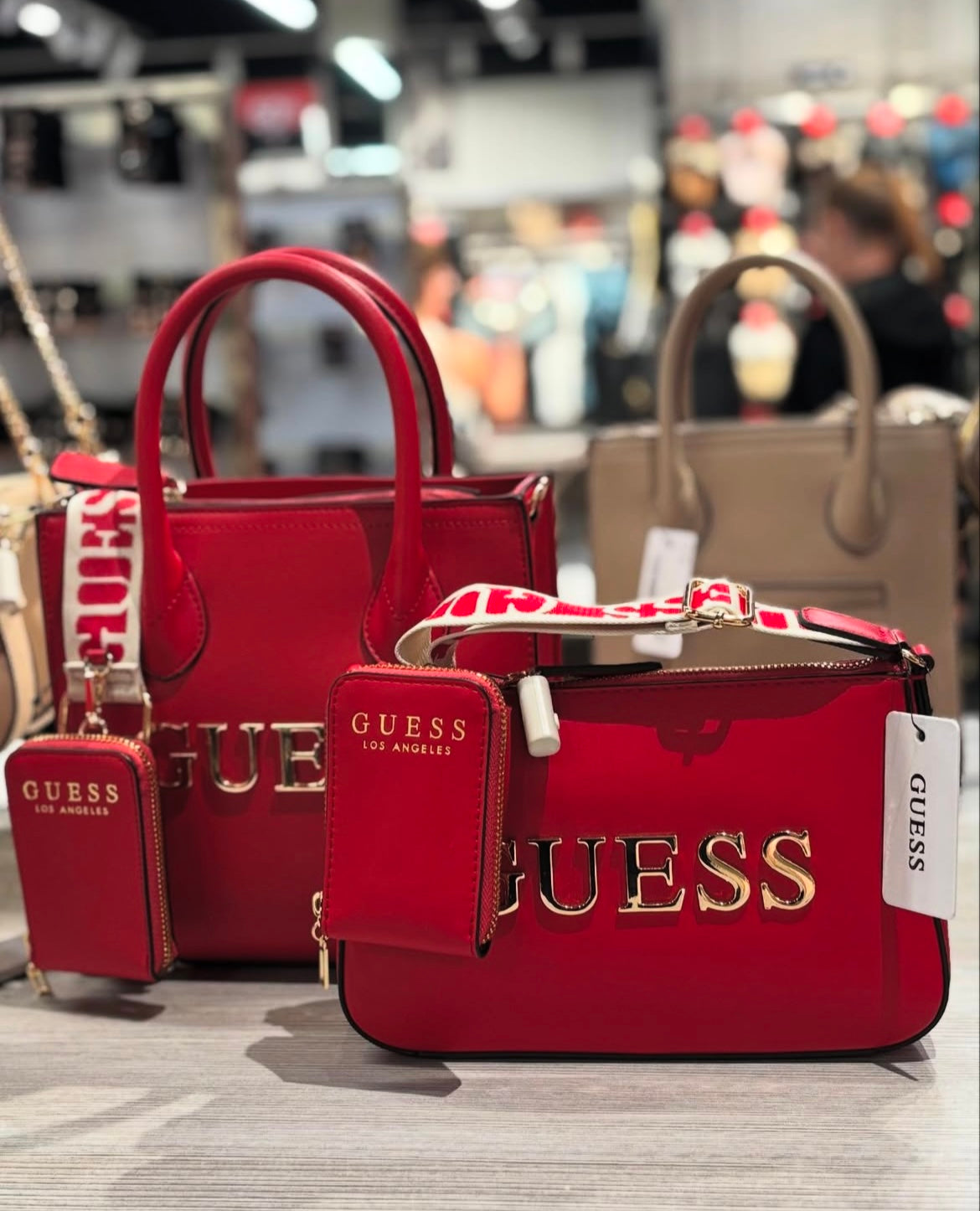 Guess Crossbody Red Logo