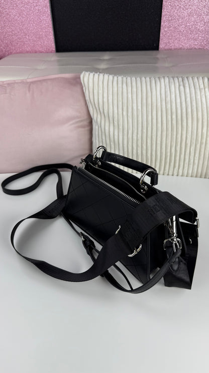 Steve Madden Crossbody Black 2 Strap mini