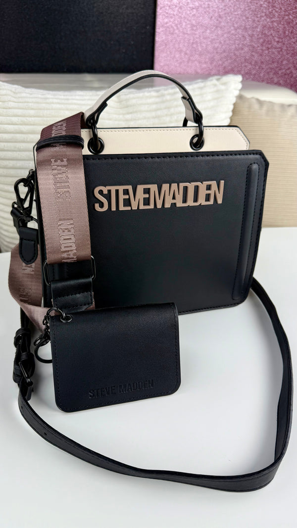 Steve Madden Crossbody Black/Beige/Brown
