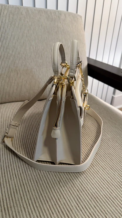 Steve Madden Satchel - Wallet Cream