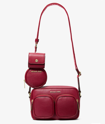 Michael Kors Jet Set Messenger Travel Red