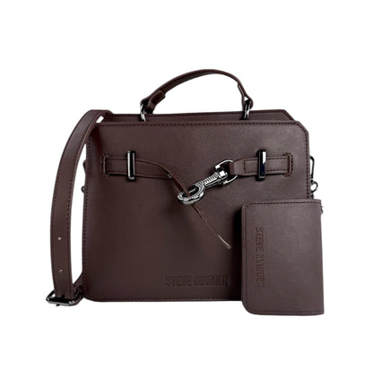 Steve Madden Crossbody Brown Candado