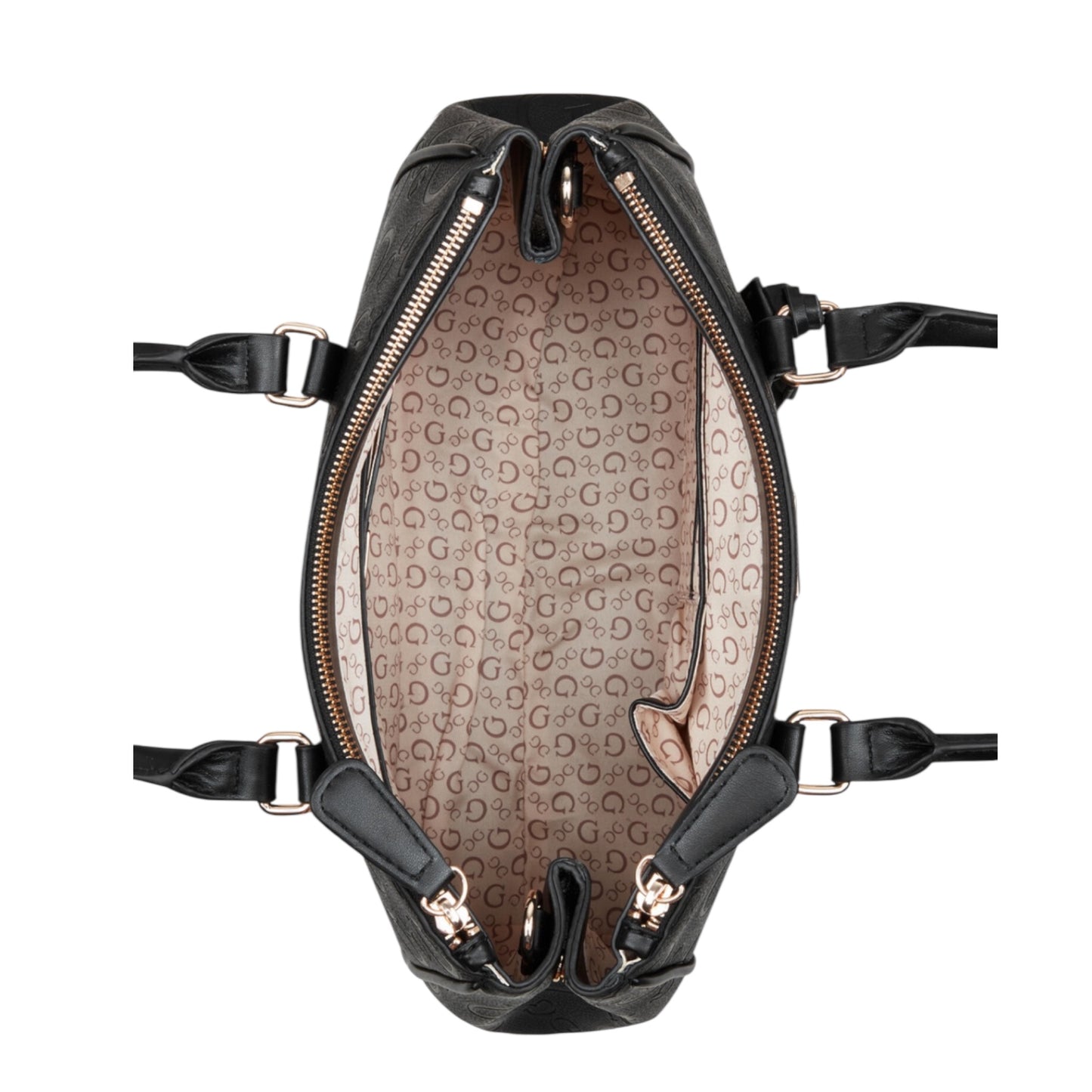 Guess Satchel Negro Triple Crossbody