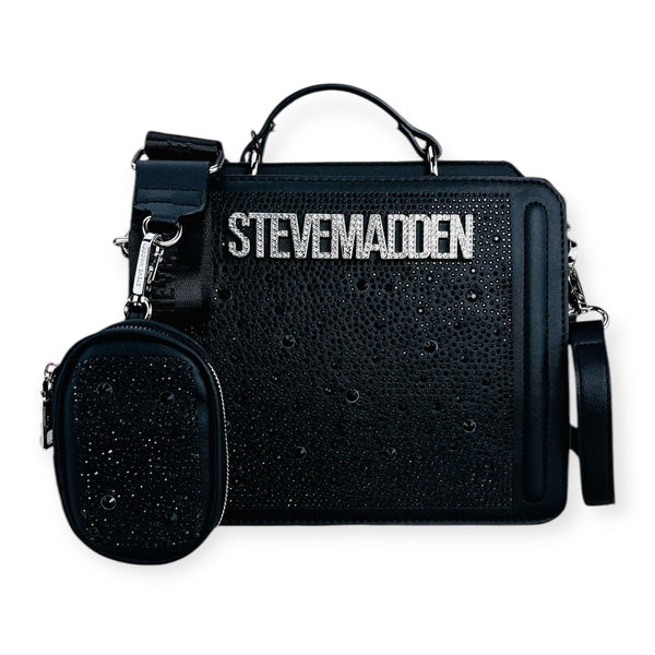 Steve Madden Crossbody Negro Glitz