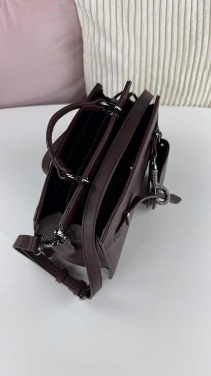 Steve Madden Crossbody Brown Candado