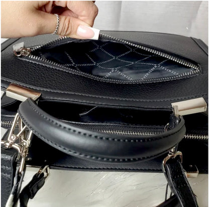 Steve Madden Crossbody Negro grabado