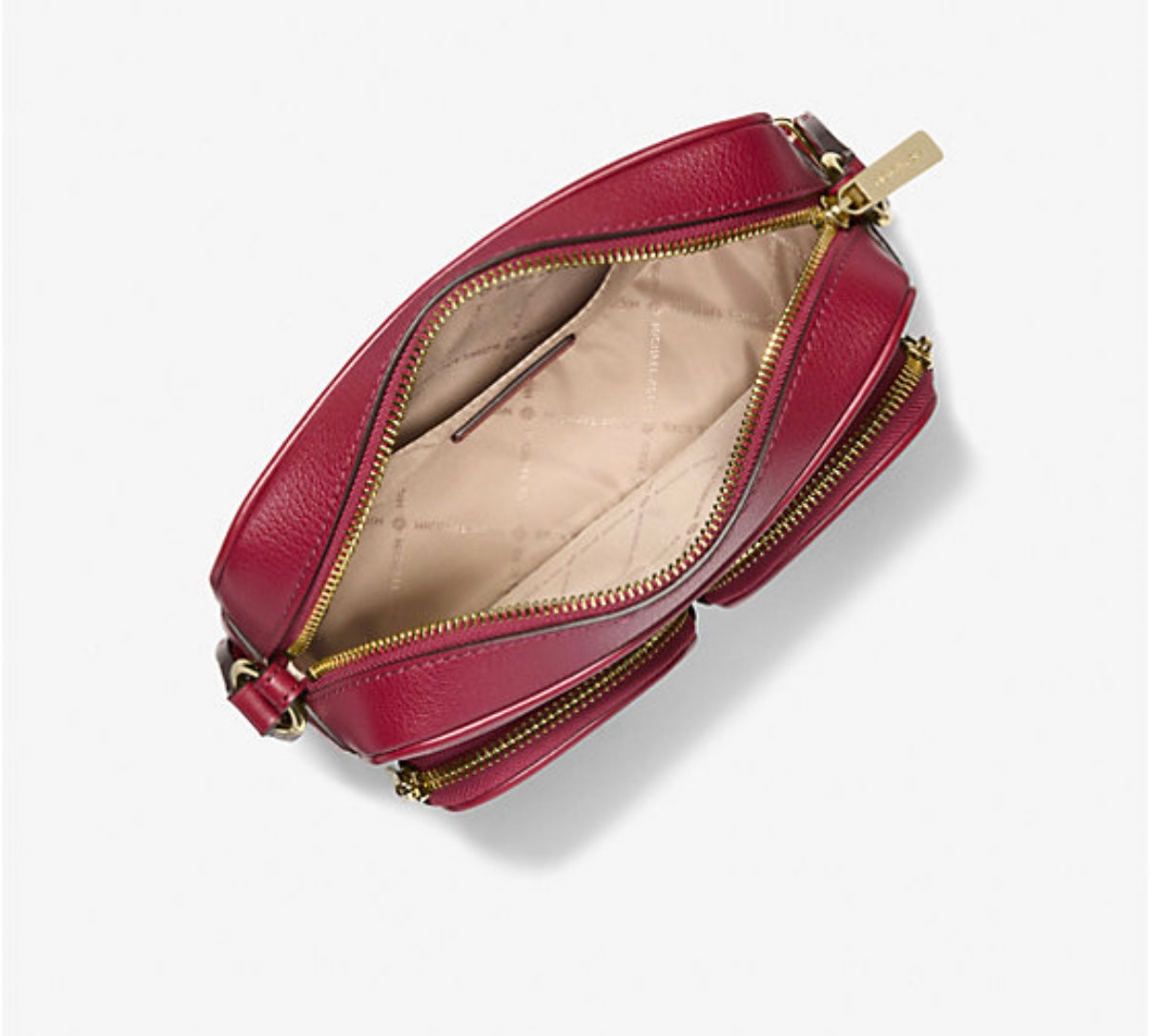 Michael Kors Jet Set Messenger Travel Red