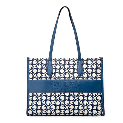 Guess Tote BAG Azul Logo