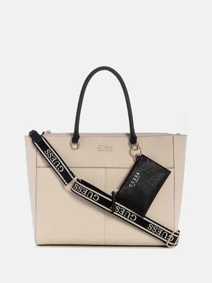 Guess TOTE BAG Pennywise Carryall Beige Luxury
