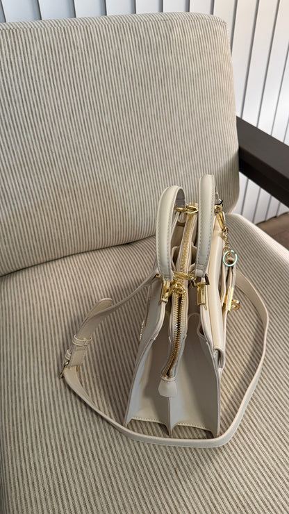 Steve Madden Satchel - Wallet Cream