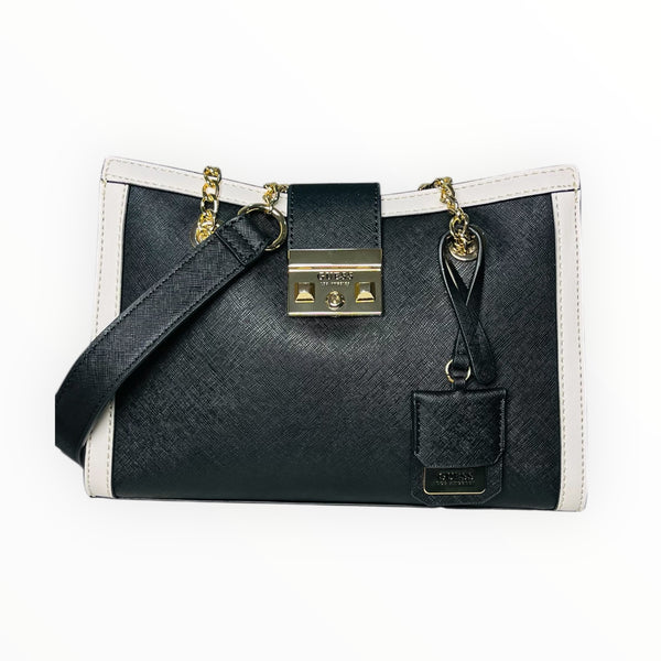 Guess Satchel Negro Deluxe