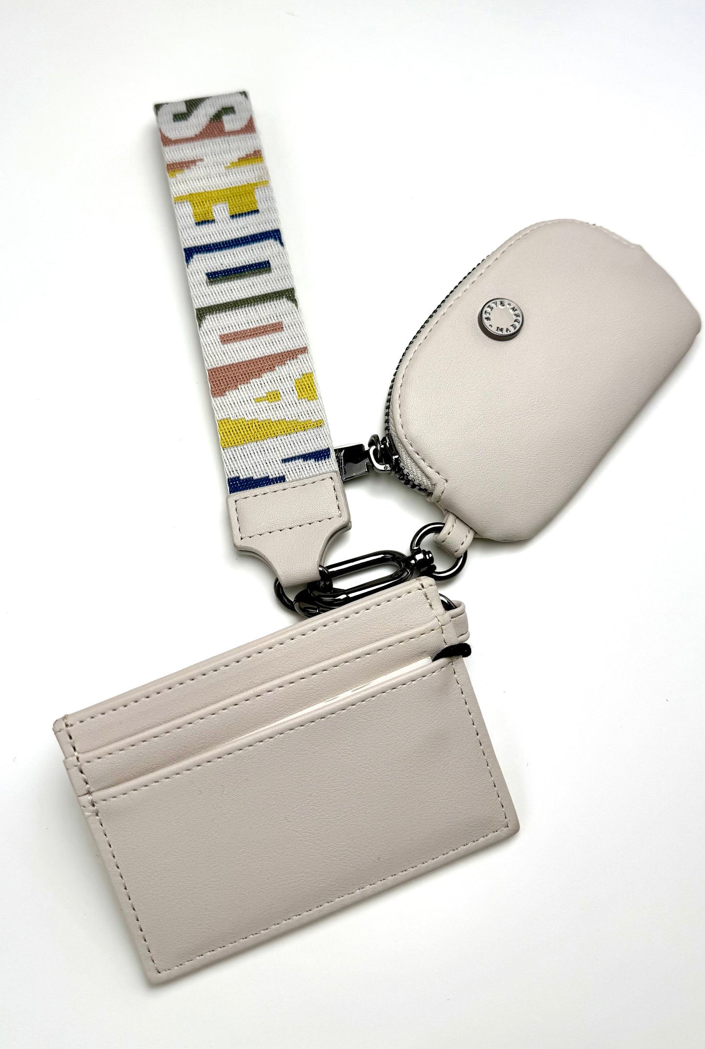 Steve Madden Card Holder & Wallet Cream