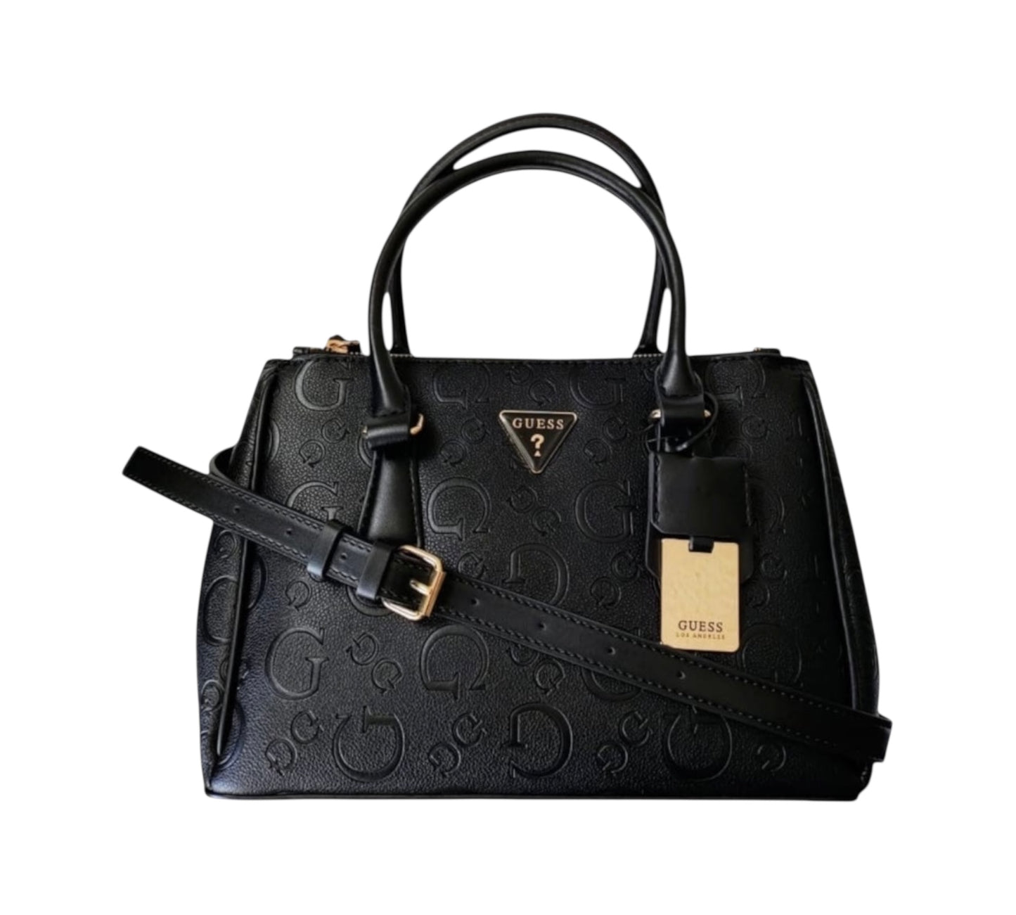 Guess Satchel Negro Triple Crossbody
