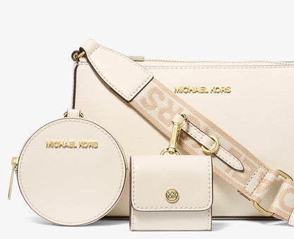 Michael Kors Jet Set Crossbody Airpods White