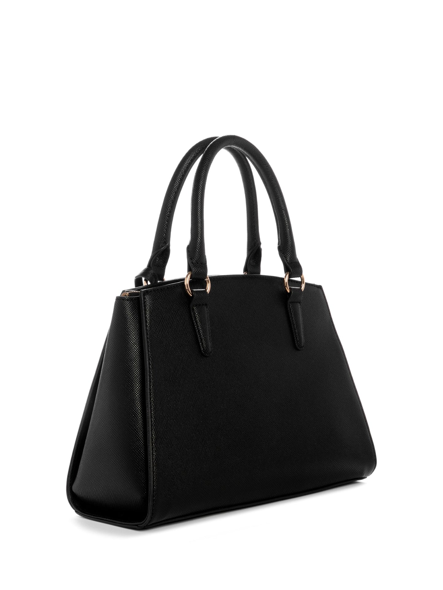 Guess Satchel Kyrie Saffiano Negro