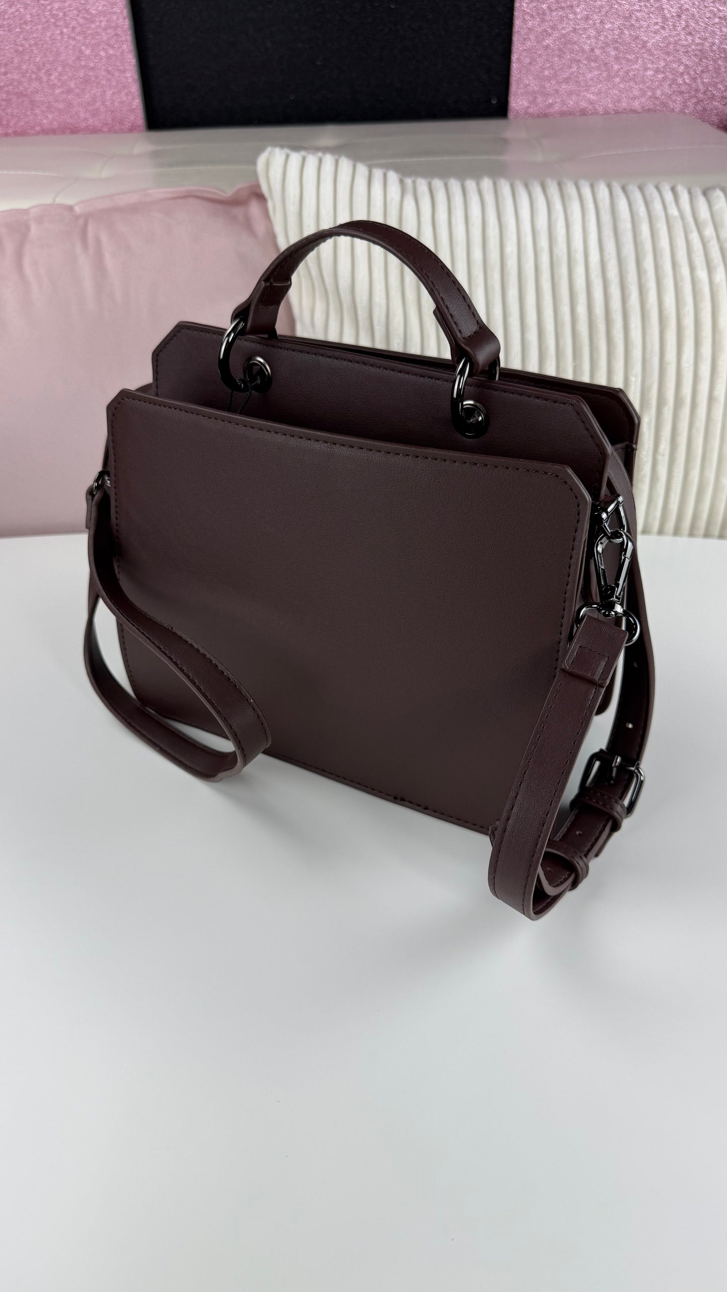 Steve Madden Crossbody Brown Candado