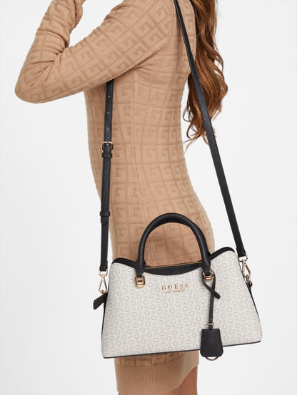 Guess Satchel Kiran Natural