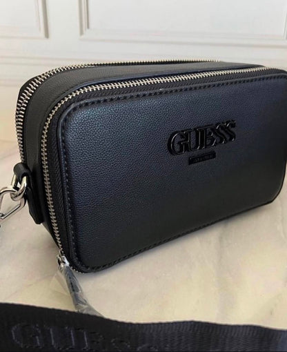 Guess Crossbody Doble Negro