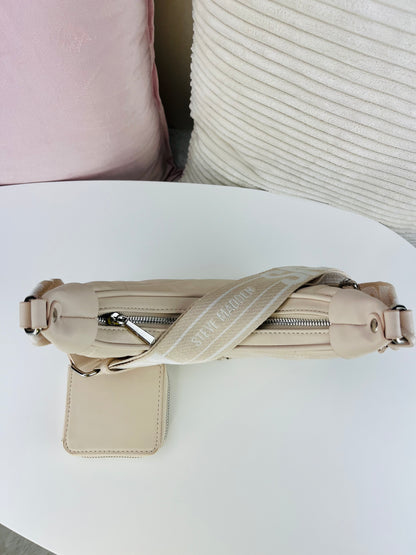 Steve Madden Crossbody Beige Placa