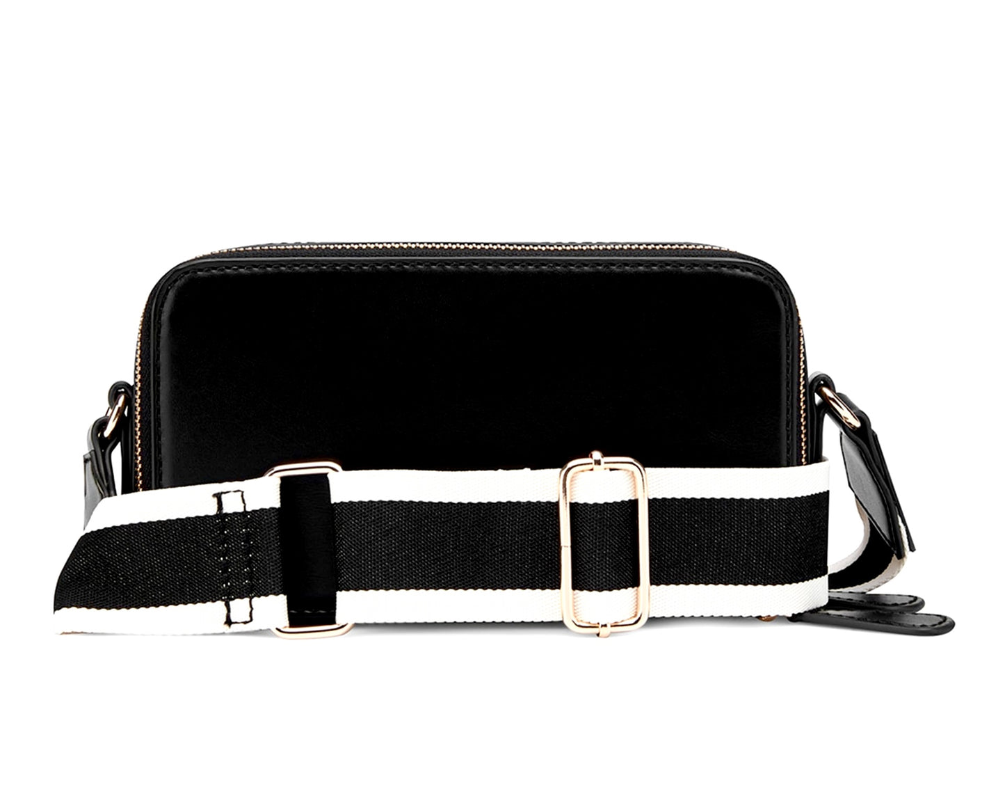 Guess Crossbody Double Zip Carrara Black
