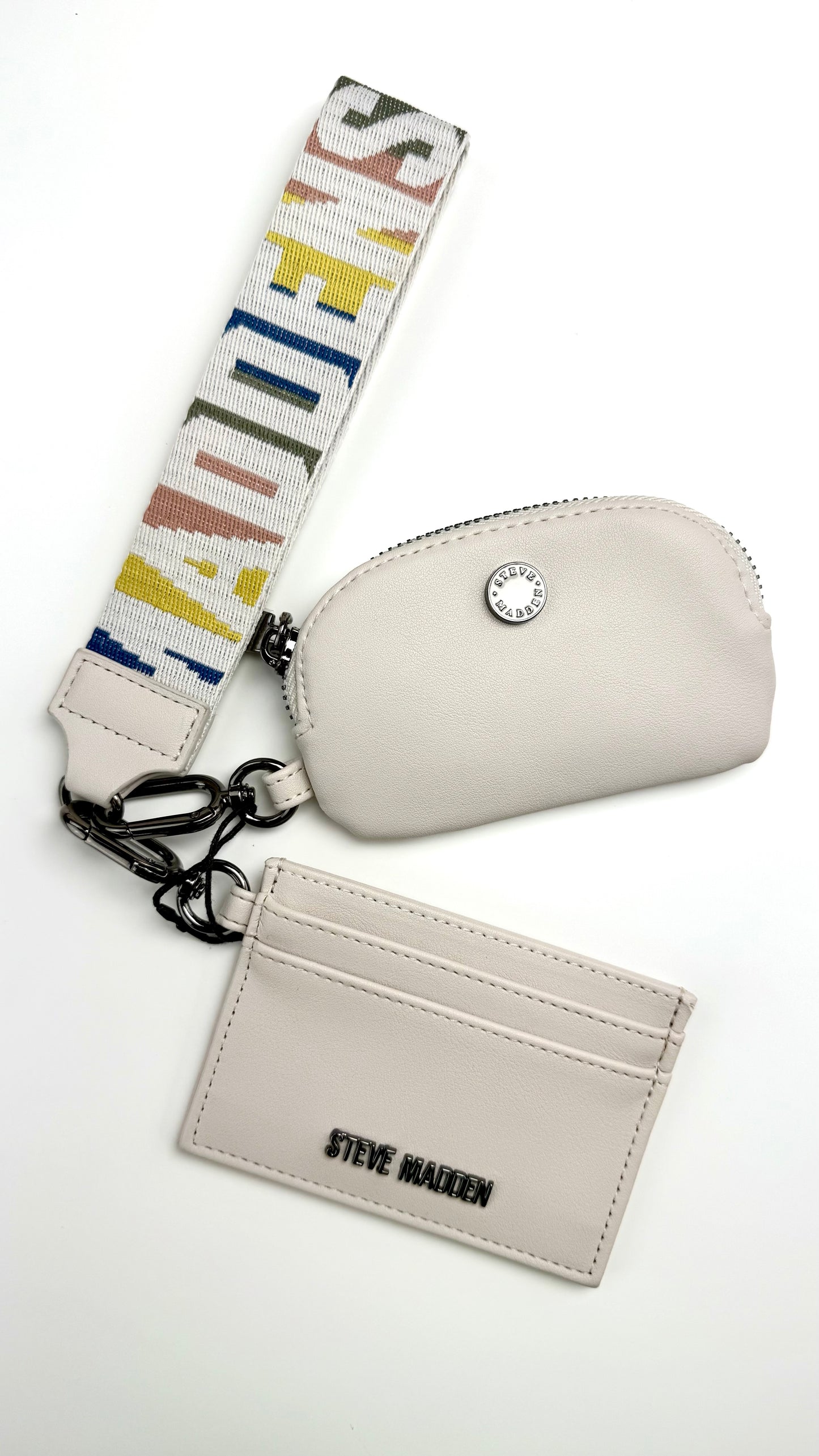 Steve Madden Card Holder & Wallet Cream