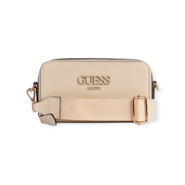 Guess Crossbody Doble ZIP Beige