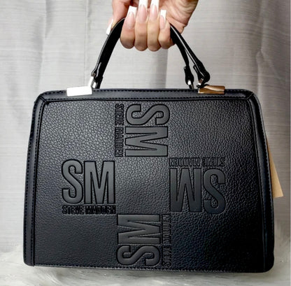 Steve Madden Crossbody Negro grabado