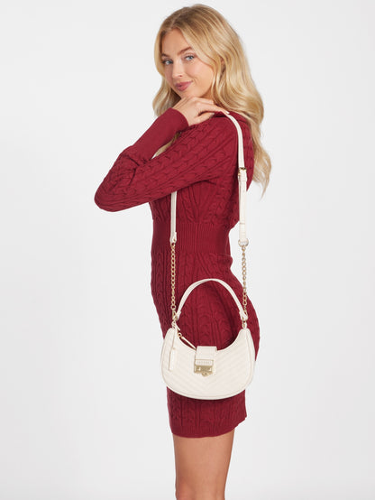 Guess Elise Shoulder Bag White