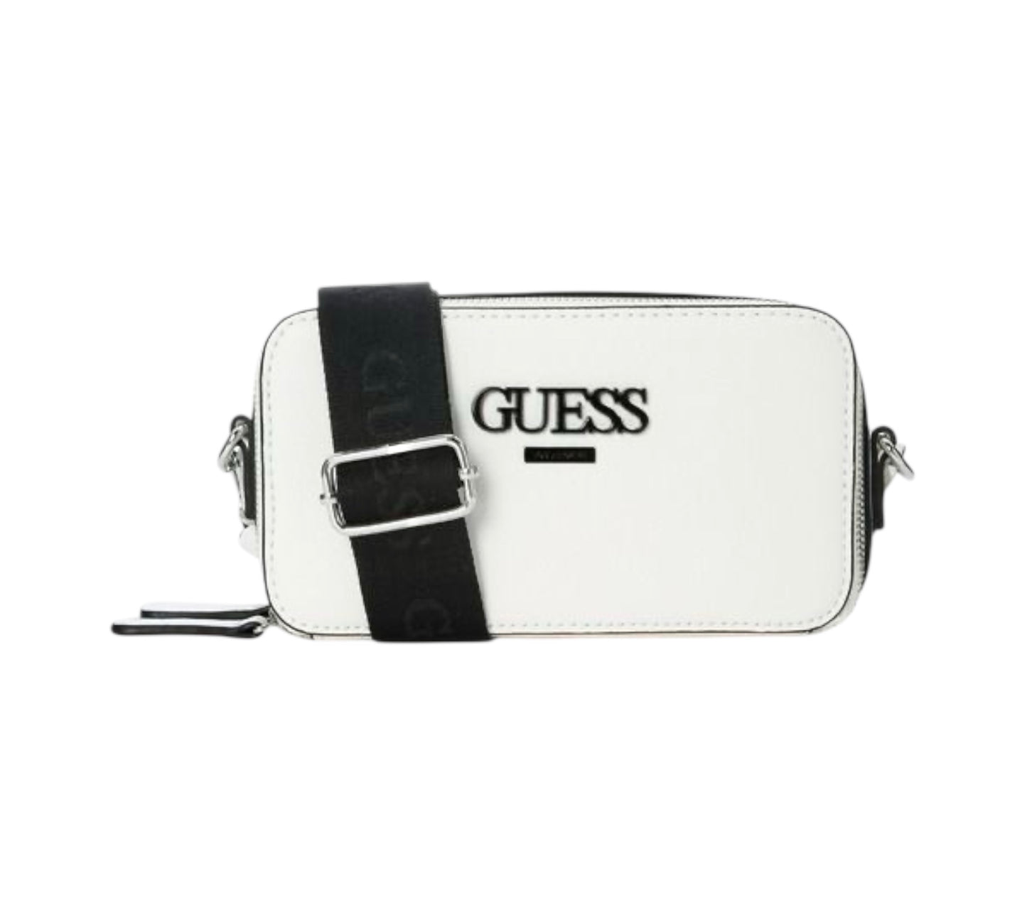 Guess Crossbody Doble ZIP Blanco