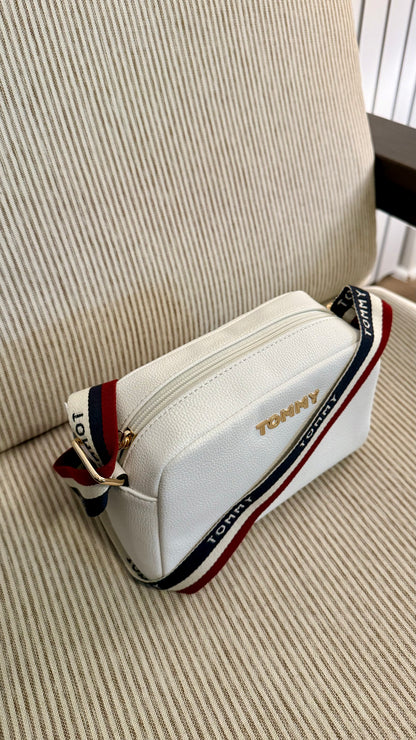 Tommy Hilfiger Crossbody White Lines