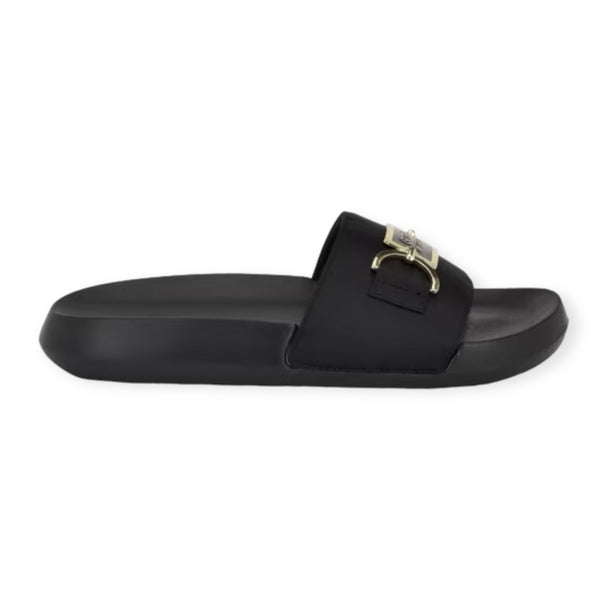 Guess Sandals Black Satin